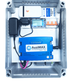 AuziMAX EMS with 4G modem - inside view